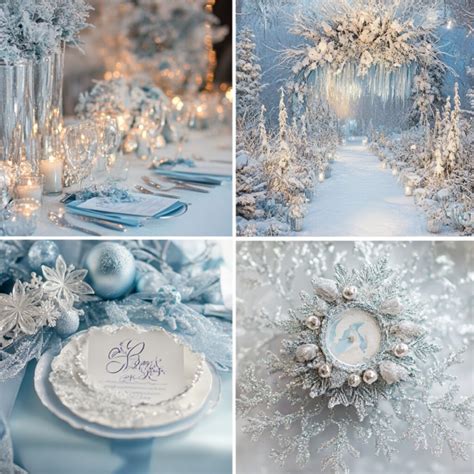 Icy Blue And Silver Winter Wedding Colors Elegant Tips To Shine Yeah