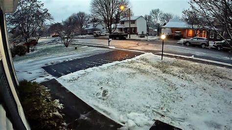 First Snowfall Of 2024 Youtube