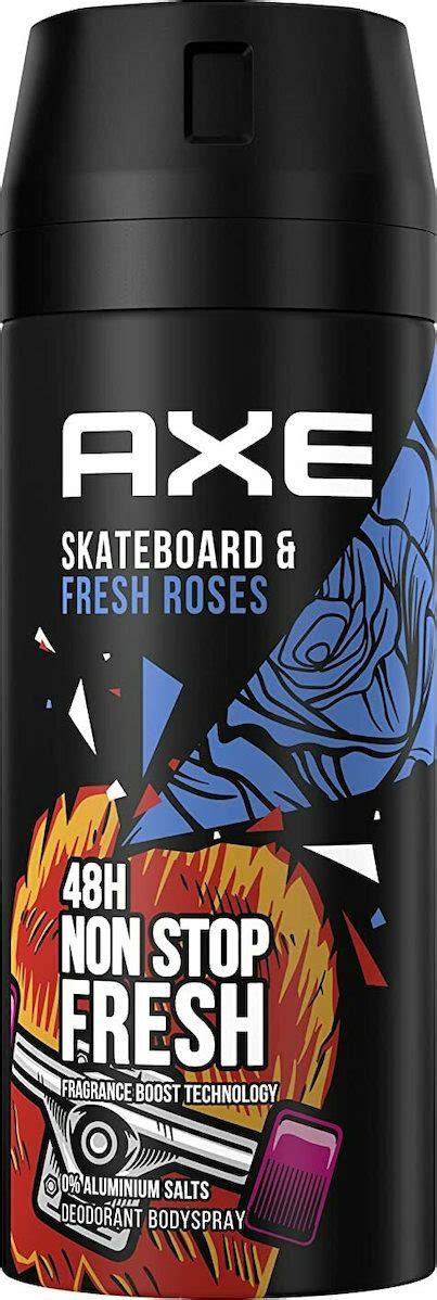 Axe Skateboard Fresh Roses H Non Stop Fresh Deodorant Body Spray