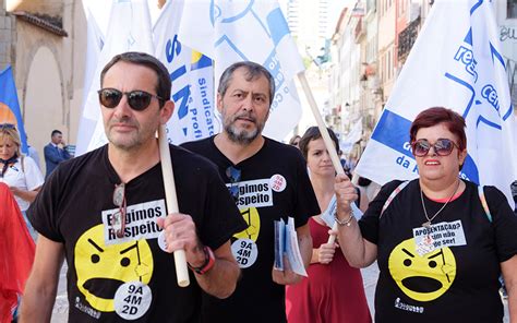 Manifesta Es Em Lisboa E No Porto Juntam Mil Docentes