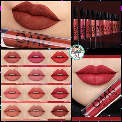 Jual Omg Oh My Glam Matte Kiss Lip Cream Gram No Box Shopee