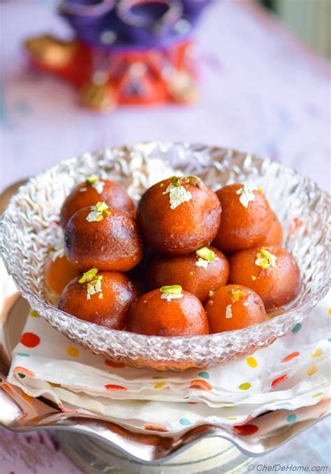 Easy Indian Gulab Jamun With Milk Powder Recipe Chefdehome