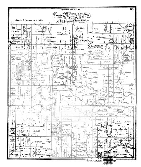 1950 Keokuk County Iowa Plat Maps