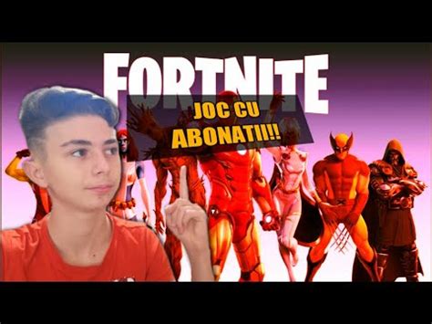 Live Fortnite Romania Joc Creative Si Arena Cu Abonatii Fac De