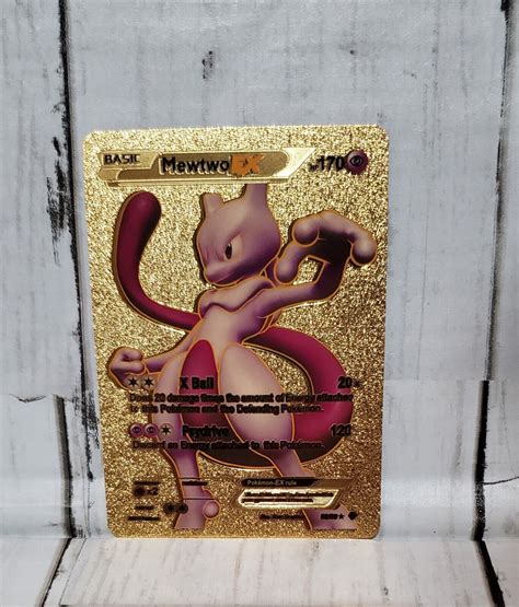 Pokemon Gold Foil Card Mewtwo Ex New Values Mavin