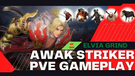 Bdo Striker Awakening Pve Gameplay In Elvia Server Black Desert