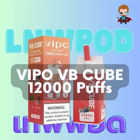 VIPO VB Cube 12000 Puffs Lnwpod ขายหวพอต ราคาสง