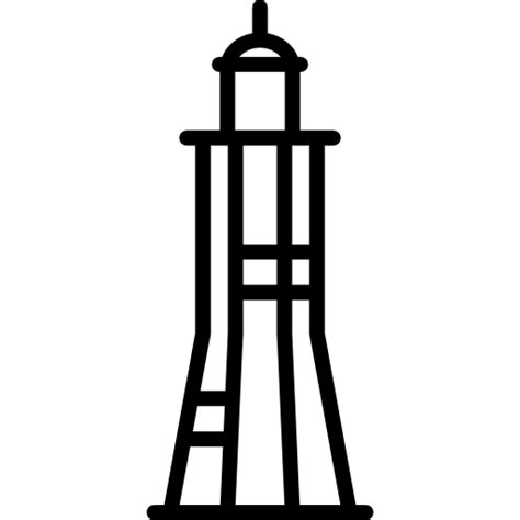 Id Sciutuate Lighthouse United States Usa Special Lineal Icon