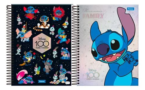 Kit Cuaderno Disney Stitch Colegial Materias Hojas Mercadolibre