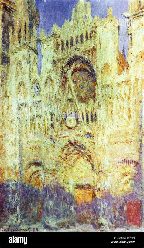 Claude Monet 1840 1926 Der Kathedrale Von Rouen An Mittag 1894 Stand