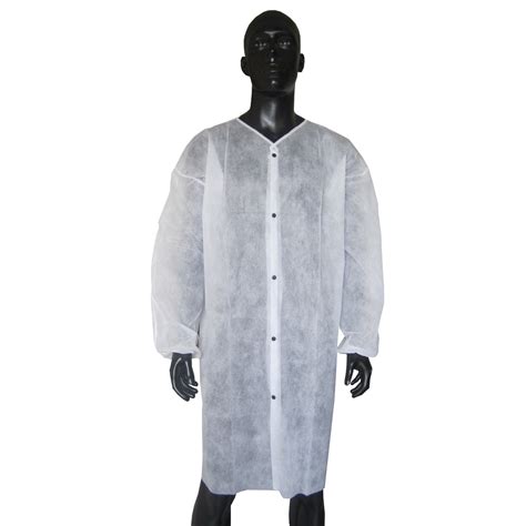 Disposable Nonwoven PP SMS Mf Lab Gown Lab Coat China Lab Coat And