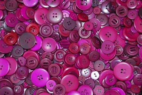 Pack Of G Mixed Sizes Of Various Plum Buttons Celloexpress