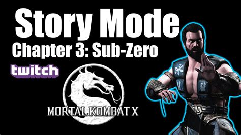 MKX Story Chapter 3 Sub Zero Mortal Kombat X Story Mode YouTube