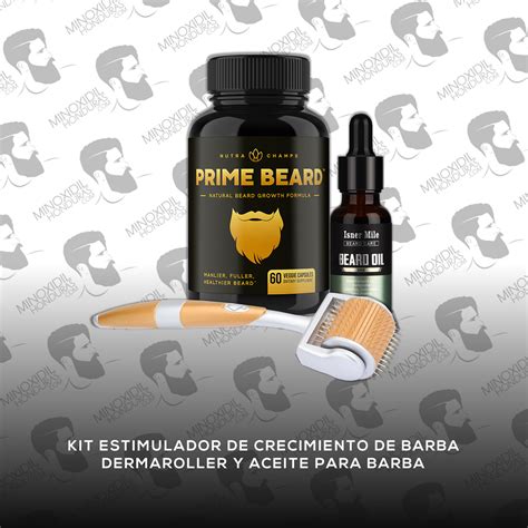 Kit Estimulador De Crecimiento De Barba Minoxidil Honduras