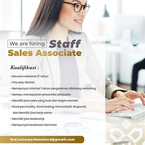 Lowongan Kerja Sebagai Sales Marketing Property Dan Sales Associate