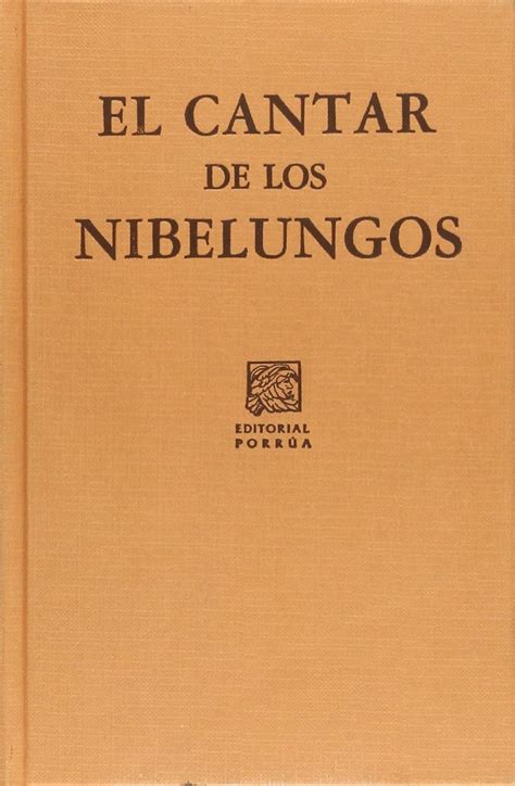 El Cantar De Los Nibelungos Portada Puede Variar Sepan Cuantos Sin