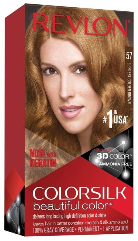 Revlon Tintura per Capelli Colorsilk Tinte 200 gr 57 Castaño Dorado