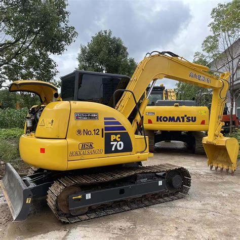 Used Komatsu Pc70 8 Excavator 7ton Japan Excavator Pc70 Mini Crawler