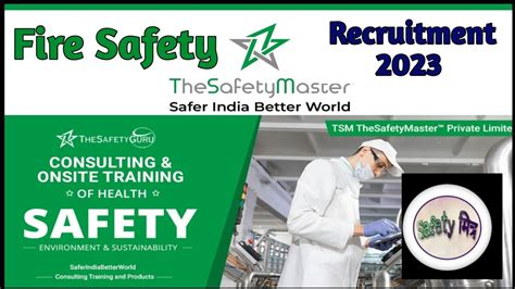 Fresher Fire Safety Jobs II Latest Fire Safety Jobs I Fresher Fire