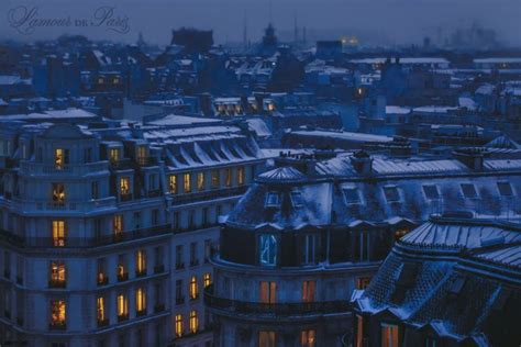 Snowy Paris Rooftops L Amour De Paris English Speaking Photographers