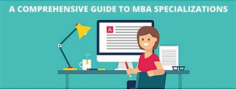 A Comprehensive Guide To Various Types Of Mba Specialization