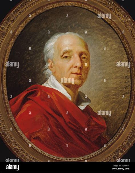 Portrait of Denis Diderot (1713-1784). Museum: Musée Carnavalet, Paris ...