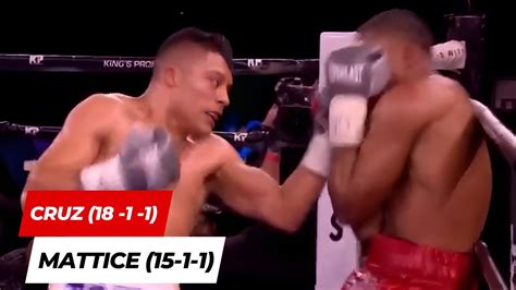 Isaac Cruz Mexico Vs Thomas Mattice Usa Boxing Highlights TKO