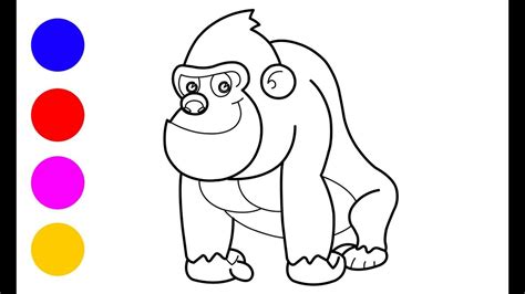 Details more than 136 gorilla drawing for kids super hot - vietkidsiq ...