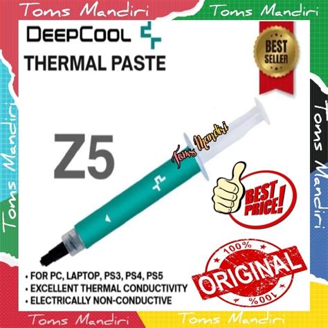 Deep Cool Z Thermal Pasta Processor Grease Original Shopee Malaysia