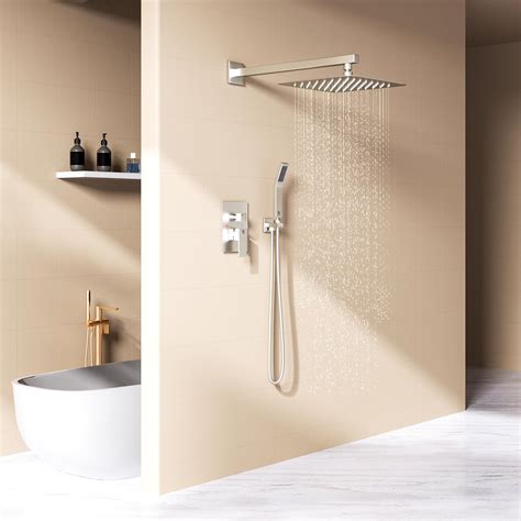 Sr Sun Rise Shower Faucet Set Bathroom Square Rain