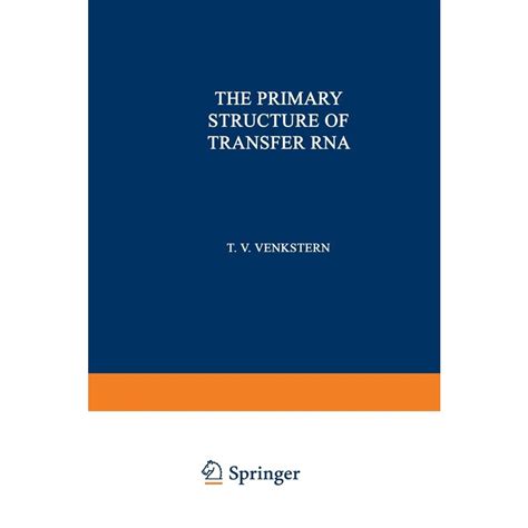 The Primary Structure of Transfer rna em Promoção na Americanas