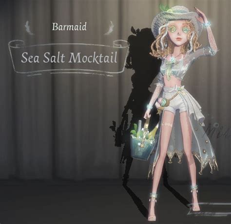 Identity V Barmaid Skin Barmaid Character Design Identity