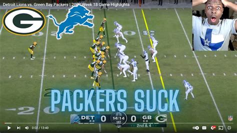 Rodgers Retiring Green Bay Packers Vs Detroit Lions Reaction Nfl