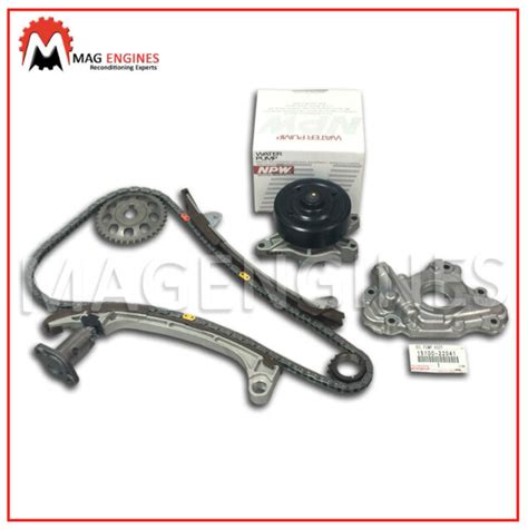 TIMING CHAIN KIT WITH OIL PUMP WATER PUMP TOYOTA 1ZZ 3ZZ FE FOR