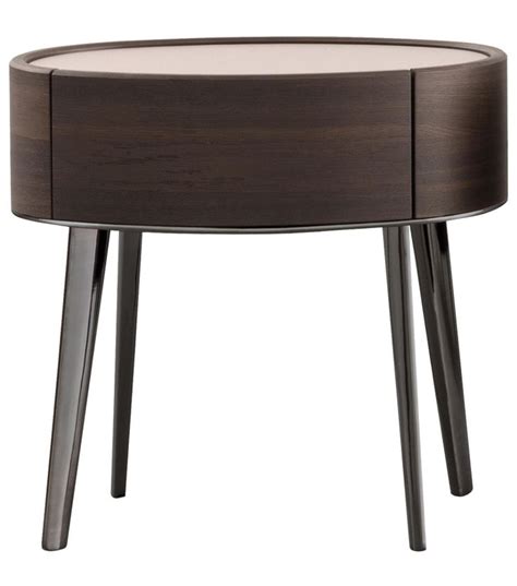 Kelly Poliform Bedside Cabinet With Metal Legs Milia Shop Poliform