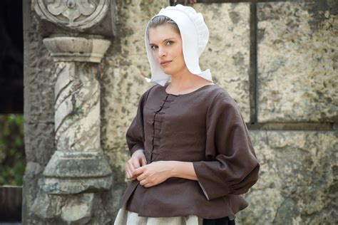 Seventeenth Century Linen Peasant Costume S Witch Etsy