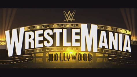 Wwe Wrestlemania 38 Logo Loop Custom Theme Youtube