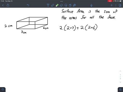 SOLVED Find The Surfacearea Of This Rectangular Prism Be Sure To