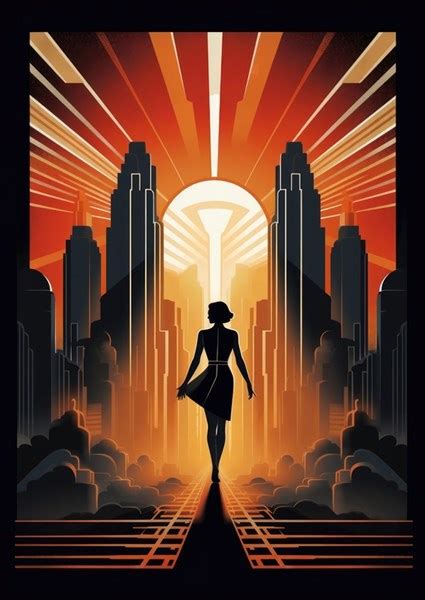 Art Deco Poster Print Posters And Prints By Niklas Maximilian Printler