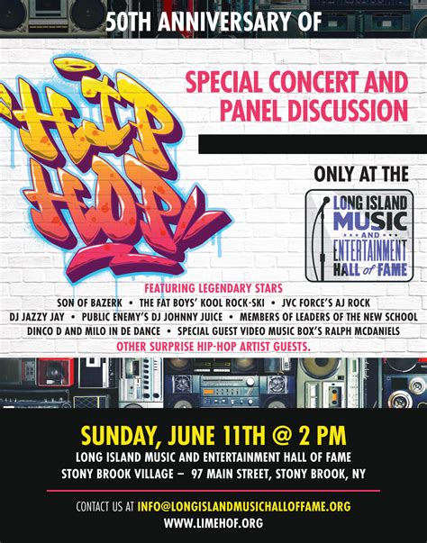 Long Island Music And Entertainment Hall Of Fame To Celebrate Hip Hops