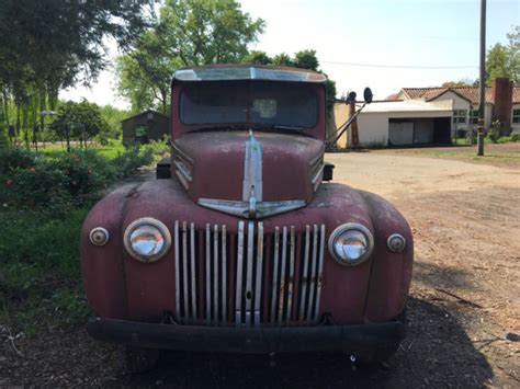 1946 Ford 15 Ton Flatbed Truck W Flathead V8 And Big Winch For Sale Photos Technical