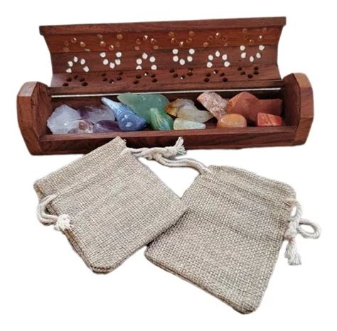 Piedras 7 Chakras 2 Juegos 1 Roladas 1 Bruto Caja Hindu MercadoLibre