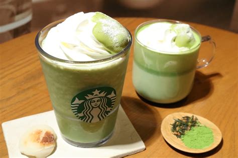 Starbucks New Frappé Matcha Genmaicha Mochi Frappuccino With Yakimochi Roasted Rice Cake