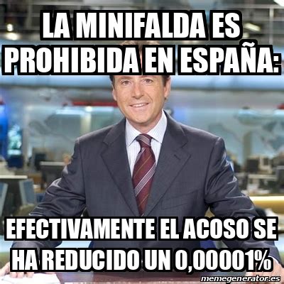 Meme Matias Prats la minifalda es prohibida en españa Efectivamente