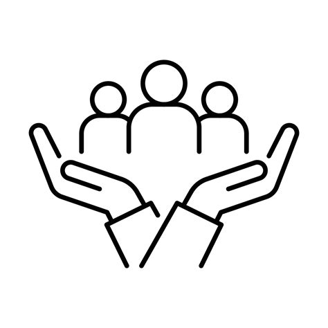 Inclusion Social Equity Icon Simple Outline Style Help Support