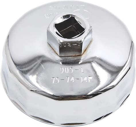 Amazon Uxcell Steel 74 75mm Inner Dia 14 Flutes Car Oil Filter Cap