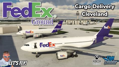 Fedex Airbus A Cargo Delivery To Cleveland Microsoft Flight