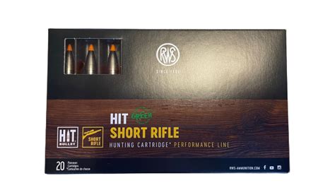 RWS 8x57 JS HIT Short Rifle 10 4 g 160 gr Büchsenmunition Munition