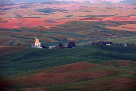 Wallpaper Landscape Sunset Hill Nature Field Sunrise Evening