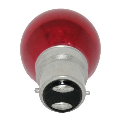 Opus Lighting Technology Halogen Golfball Watt Bc B Bayonet Cap Red